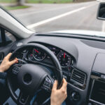 woman driver s hands on a car steering wheel 2023 05 11 03 20 18 utc